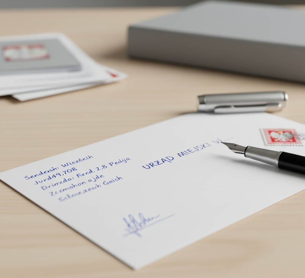 jak podpisać kopertę do urzędu